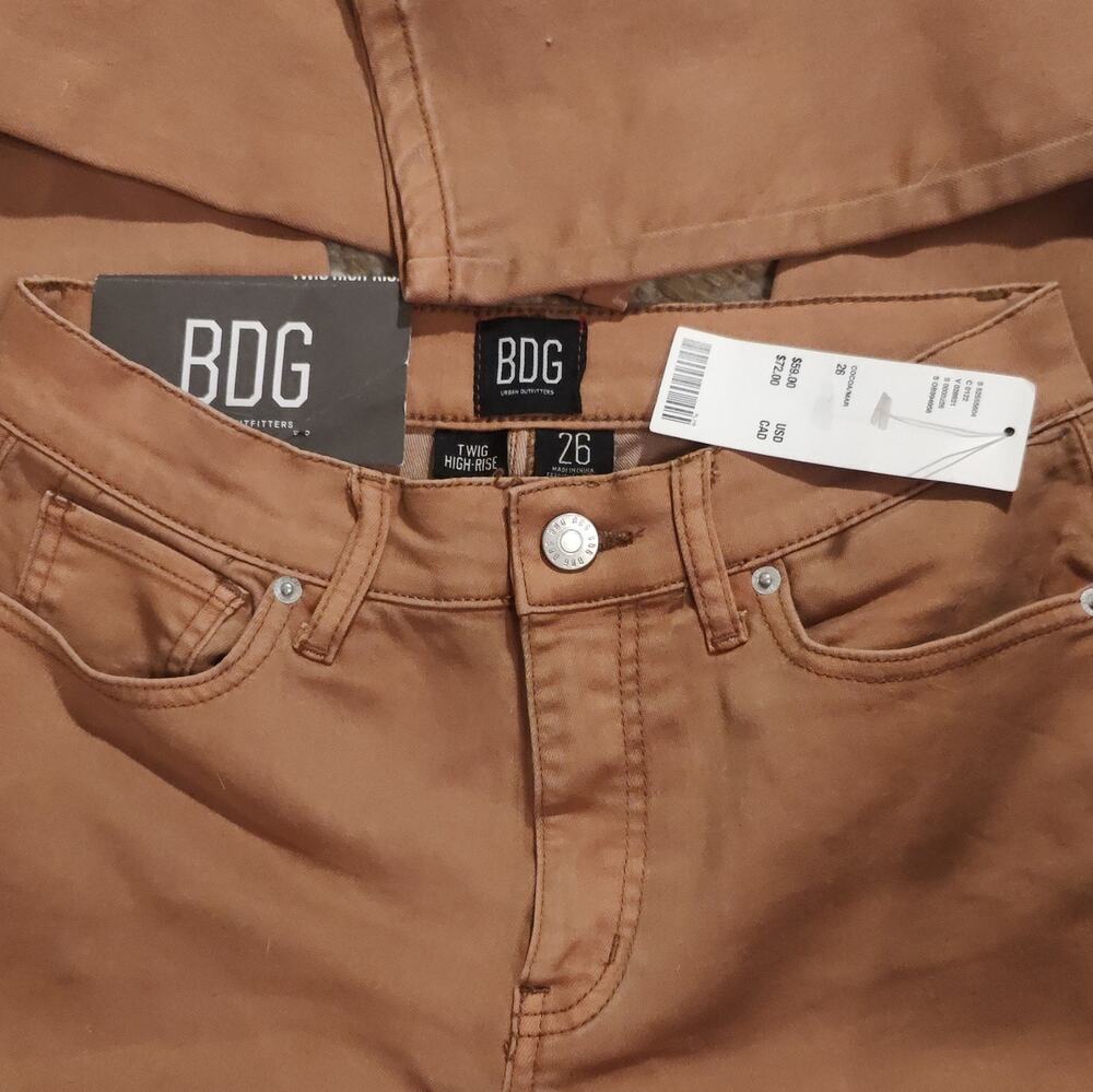 BDG Urban Outfitters Women's Cocoa High Rise Skinny Grazer Jeans Denim 26 Rare
